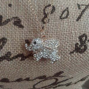 Dumbo Rhinestone Necklace